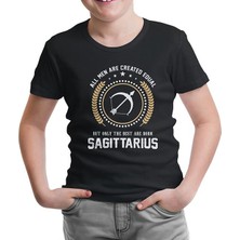 Lord T-Shirt LordT-Shirt T-Shirt Burç - Sagittarius Siyah Çocuk Tshirt