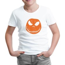 Lord T-Shirt LordT-Shirt Halloween - Face Beyaz Çocuk Tshirt