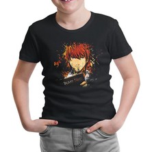 Lord T-Shirt LordT-Shirt Death Note - The Book Siyah Çocuk Tshirt