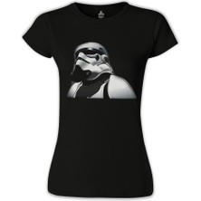 Lord T-Shirt LordT-Shirt Star Wars - Stormtrooper 2 Siyah Bayan Tshirt