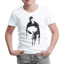 Lord T-Shirt LordT-Shirt Punisher - Cut Beyaz Çocuk Tshirt