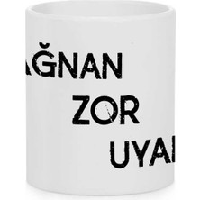 Sihirli Kare Esprili Tasarım Yazılı Kupa Bardak
