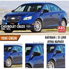 Şüscar Oto Chevrolet Cruze 2008-2016 Batman Yarasa Ayna Kapağı Piano Black