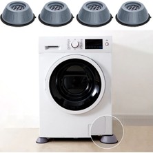 Aloopratik Çamaşır Makinesi Sarsıntı Titreşim Ses Önleyici Kaydırmaz Ayak 4'lü Set