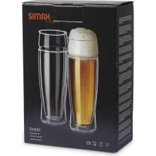 Simax 2'li Dual Bira Bardağı 0.5 L