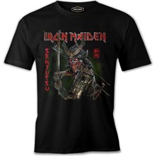 Lord T-Shirt LordT-Shirt Iron Maiden - Senjutsu Siyah Erkek Tshirt