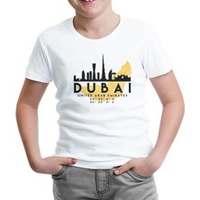 Lord T-Shirt LordT-Shirt Dubai - City Beyaz Çocuk Tshirt