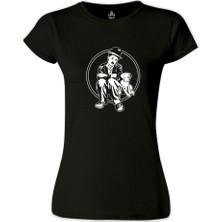 Lord T-Shirt LordT-Shirt Charlie Chaplin - Köpeğin Hayati Siyah Bayan Tshirt