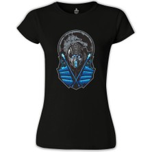 Lord T-Shirt LordT-Shirt Mortal Combat - Sub Zero Siyah Bayan Tshirt