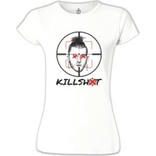 Lord T-Shirt LordT-Shirt Eminem - Killshot Beyaz Bayan Tshirt