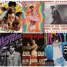 Ororabutik Harry Styles Indıe Pop Müzik Poster Duvar Kağıdı Seti