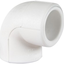 Güven Plastik 20 mm 90 Dirsek Pprc Temiz Su Tesisat Boru Eki ( 10 Adet)