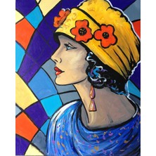 Anl Company Canvas Sarı Şapkalı Sayılarla Boyama Seti Rulo 100 x 140 cm