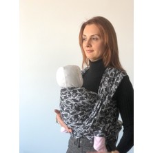 Zubu Dokuma Wrap Sling- Bahar Dalı Siyah