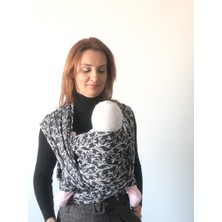 Zubu Dokuma Wrap Sling- Bahar Dalı Siyah