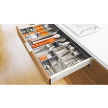 Blum Orga-Line Paslanmaz Çelik Kaşıklık 90CM  ( 900 Mm. - 500MM ) ZSI.90VEI6