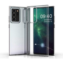 Kılıfist Samsung Galaxy Note 20 Ultra Kılıf Şeffaf Süper Silikon Kamera Korumalı