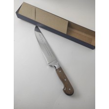 Ramdet Sürmene El Yapımı Dua Yazılı Bıçak 32 cm No 3 Şef Bıçağı Ahşap Saplı Kurban Bıçağı Dualı Bıçak