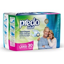 Predo Adult Yetişkin Bezi Large Size 30 Adet