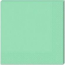 Süsle Bebek ve Parti Makaron Peçete, 33 x 33 cm - 16 Adet - Yeşil