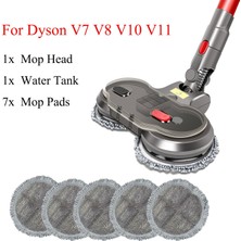 Shuai Yan Dyson V7 V8 V10 V11 Için Elektrikli Islak Kuru Paspas Kafası Su Deposu Paspas Pedleri ile Akülü Elektrikli Süpürge Aksesuarları (Yurt Dışından)