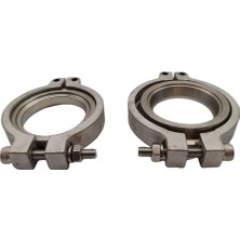 304 Paslanmaz Çelik V Band Flang Kelepçe Tial Harici Wastegate 44MM Için Set