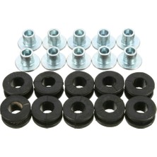 10X Motosiklet Kauçuk Grommets Honda Yamaha Fairing Için Yastıklar Yastıkları