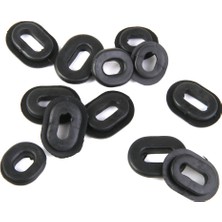 48X Yan Kapak Grommet Honda CG125 Motosikletler Için Oval Yuvarlak Yıkayıcı