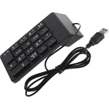 Mini USB 18-Tuşları Num Pad Sayısal Numarası Tuş Takımı Klavye Dizüstü Bilgisayar Için(Yurt Dışından)