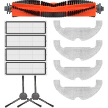 Xıaomı Dreame L10 Plus Için Robotlu Süpürge Aksesuarları Ana Fırça Yan Fırçalar Hepa Filtre Paspas Bezi Elektrikli Süpürge (Yurt Dışından)