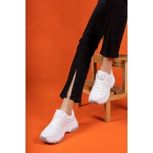 Riccon Beyaz Kadın Sneaker 0012140