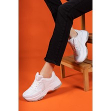 Riccon Beyaz Kadın Sneaker 0012140