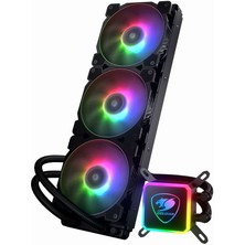 Cougar Aqua 360 Rgb Işıklı 240 mm Sıvı Soğutmalı İşlemci Fanı Tr4 Uyumlu (CGR-AQUA-360 Argb)