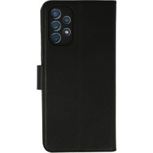 Nevarium Samsung Galaxy A32 Kılıf Kapaklı Cüzdan Standlı Deri - Siyah