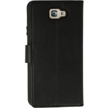 Nevarium Samsung Galaxy J7 Prime Kılıf Kapaklı Cüzdan Standlı Deri - Siyah