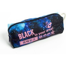 Alp Collection Bybag Gökyüzü Blackpink Desenli Kalemlik Fermuarlı