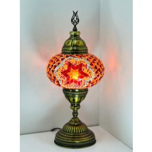 Dez Home Dezhome Masaüstü Otantik Mozaik Lamba Bohem Abajur