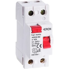 Heron 362 2X40 300MA Kaçak Akım Rölesi