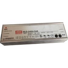 Mean Well  HLG-240H-54A 240W 54V IP65 Pfc Ayarlanabilir Dış Mekan LED Sürücüsü