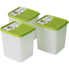 Hobby Life Alaska Nofrost Saklama Kabı 1,85 Litre 3 'lü Yeşil
