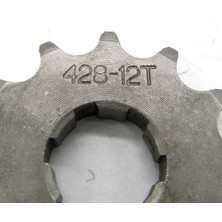 Sharplace 12T 428 Zincir / Pitch Ön Zincire Cog Pit / Trail / Dirt Bike Atv Quad 20MM (Yurt Dışından)