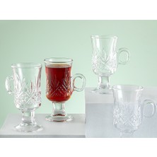 English Home Noa Cam 4'lü Çay Fincanı 175 ml Şeffaf