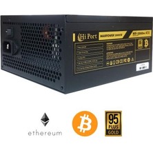 Hiport Maxpower MX-2000W 95+ Gold 2000W Mining Güç Kaynağı