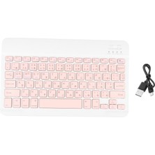 Bluetooth 5.1 Windows Için Taşınabilir Klavye Japonca, Ios, Android Laptop Pembe (Yurt Dışından)