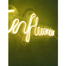 Dekoraven Influencer Neon LED Duvar Dekoru