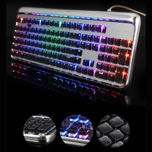 Flameer Mekanik Klavyeler Için Puding Keycaps Tam 108 Anahtar Set Siyah (Yurt Dışından)