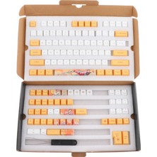 Flameer 124-TUŞU Pbt Keycaps Kiti Mx Anahtarı Için Mekanik Klavyeler Için Değiştirilir (Yurt Dışından)