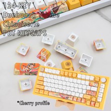 Flameer 124-TUŞU Pbt Keycaps Kiti Mx Anahtarı Için Mekanik Klavyeler Için Değiştirilir (Yurt Dışından)