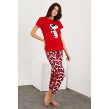 Gimer Avm Baskılı Kısa Kol Pijama Takım