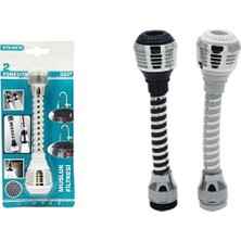 Lovyco Mutfak Lavabo Başlığı 360 Derece Döner Musluk Ucu Filtreli 1 Ad